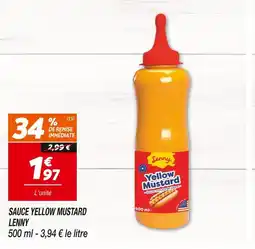 Netto Lenny SAUCE YELLOW MUSTARD offre
