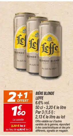 Netto Leffe Bière Blonde offre