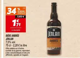 Netto Jenlain Bière Ambrée offre