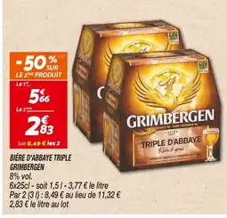 Netto Grimbergen Bière d'Abbaye Triple offre
