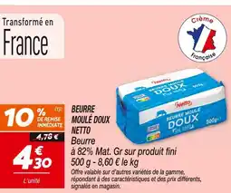 Netto Netto Beurre Moulé Doux offre