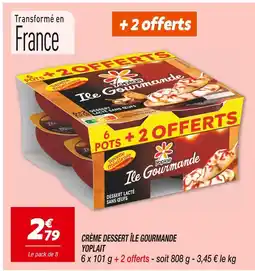 Netto Yoplait Crème Dessert Île Gourmande offre