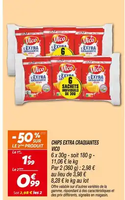 Netto Vico Chips Extra Craquantes Nature offre