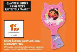 Netto Gabby's Dollhouse BROSSE À CHEVEUX GABBY&PANDY PAWS offre
