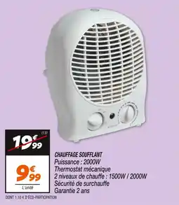 Netto Equation Chauffage soufflant offre