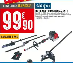 Brico Cash Scheppach Outil Multifonctions 4-en-1 offre