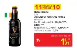 METRO Guinness - bière brune offre