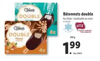 Lidl Bâtonnets double offre