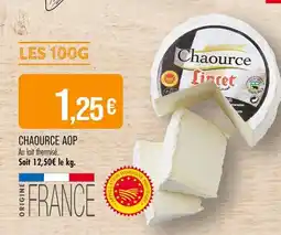 Match Chaource aop offre