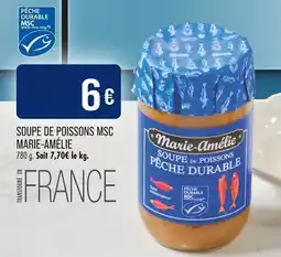 Match Soupe de poissons msc marie-amélie offre