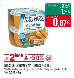 Match Nestlé NaturNes Carottes offre
