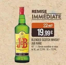 Match J&B Blended Scotch Whisky Rare offre