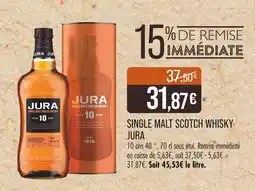 Match Jura Single Malt Scotch Whisky offre
