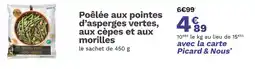 Picard PICARD Poêlée aux pointes d’asperges vertes, aux cèpes et aux morilles offre