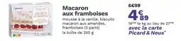 Picard PICARD Macaron aux framboises offre