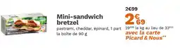 Picard PICARD Mini-sandwich bretzel offre
