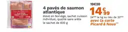 Picard PICARD 4 pavés de saumon atlantique offre