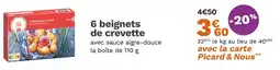 Picard PICARD 6 beignets de crevette offre