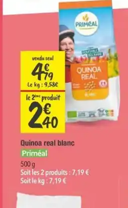 Les Comptoirs de la Bio PRIMÉAL Quinoa real blanc offre