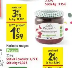 Les Comptoirs de la Bio PROSAIN Haricots rouges offre