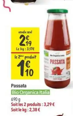 Les Comptoirs de la Bio BIO ORGANICA ITALIA Passata offre