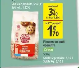 Les Comptoirs de la Bio CELNAT Flocons de petit épeautre offre