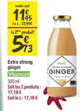 Les Comptoirs de la Bio VITAMONT Extra strong ginger offre