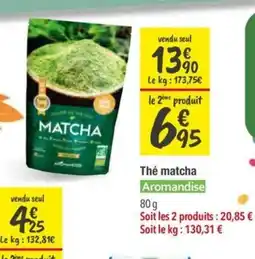 Les Comptoirs de la Bio AROMANDISE Thé matcha offre
