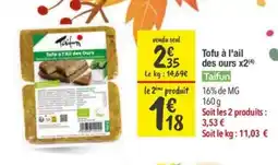 Les Comptoirs de la Bio TAIFUN Tofu à l'ail des ours x2 offre
