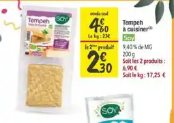 Les Comptoirs de la Bio SOY Tempeh à cuisiner offre