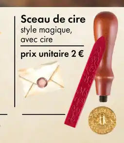 TEDi Sceau de cire offre