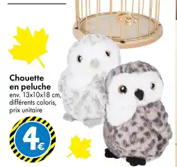 TEDi Chouette en peluche offre