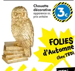 TEDi Chouette décorative offre