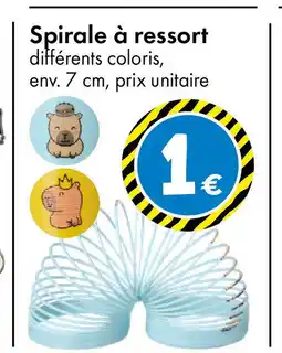 TEDi Spirale à ressort offre