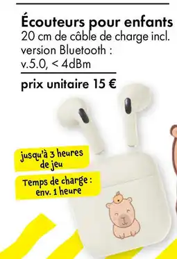 TEDi Écouteurs pour enfants offre