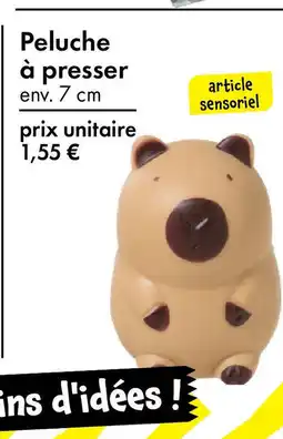 TEDi Peluche à presser offre