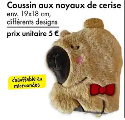 TEDi Coussin aux noyaux de cerise offre