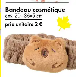 TEDi Bandeau cosmétique offre