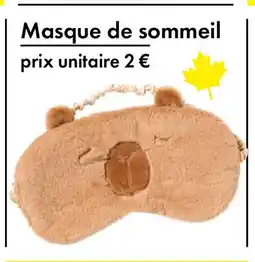 TEDi Masque de sommeil offre