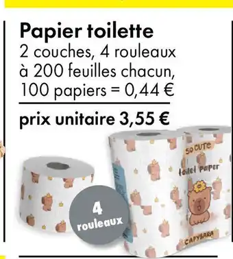 TEDi Papier toilette offre