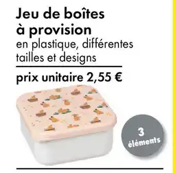 TEDi Jeu de boîtes à provision offre