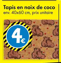 TEDi Tapis en noix de coco offre