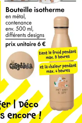 TEDi Bouteille isotherme offre