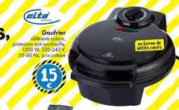 TEDi ELTA Gaufrier offre