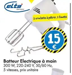 TEDi ELTA Batteur Electrique à main offre