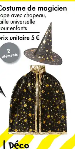 TEDi Costume de magicien offre