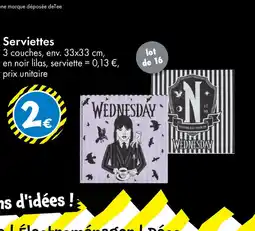 TEDi Serviettes offre