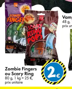 TEDi Zombie Fingers ou Scary Ring offre
