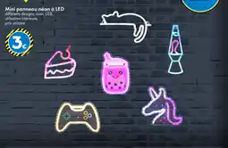 TEDi Mini panneau néon à LED offre