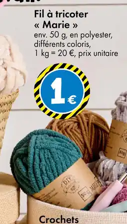 TEDi Fil à tricoter Marie offre